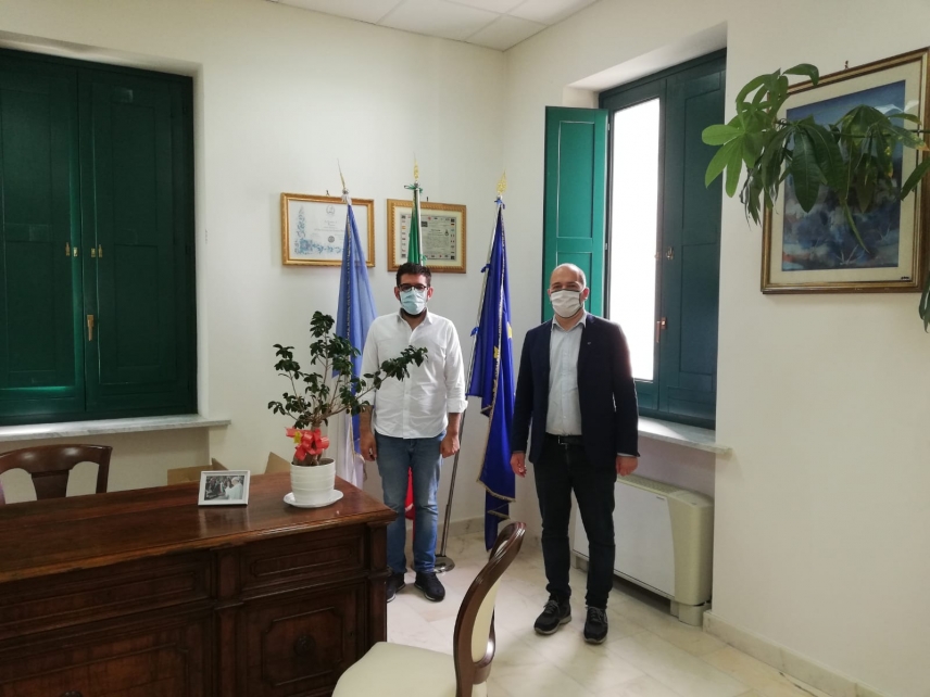 Il Delegato di SPIN Salerno, Mario Cuoco, Incontra  il Sindaco di Fisciano Dott. Vincenzo Sessa