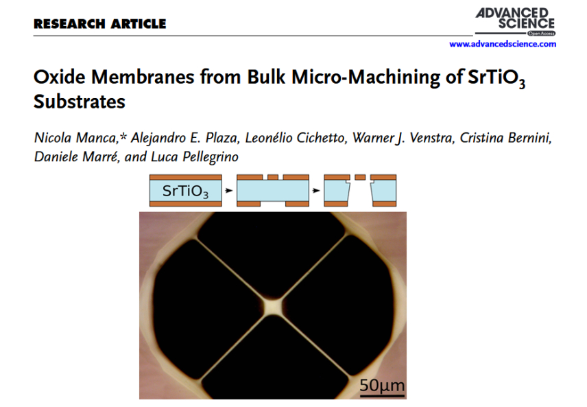 Oxide Membranes from Bulk Micro-Machining of SrTiO3 Substrates