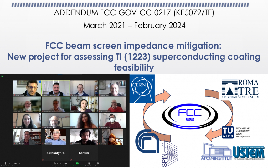 Future Circular Collider beam screen impedance mitigation: KICK-OFF MEETING